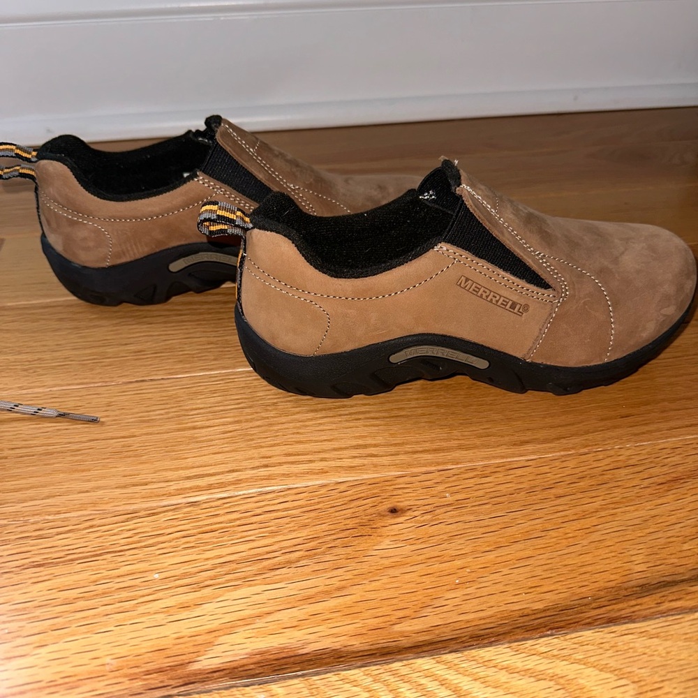 Brand new never worn Merrell kids shoes.